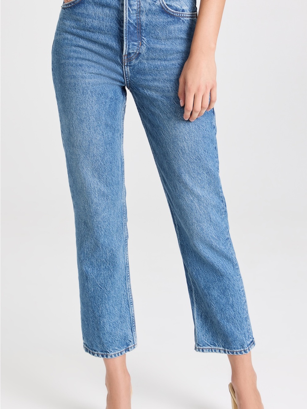 Reformation Cynthia High Rise Straight Jeans